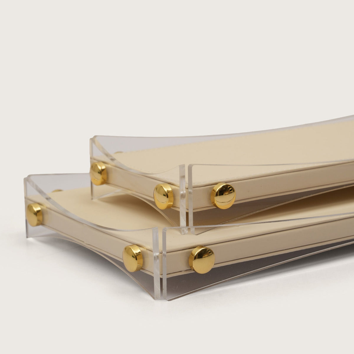 Curved Desk Organizer Tray - Medium
