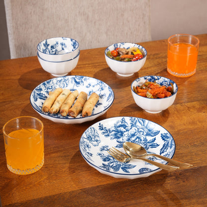 Blue Vintage Floral Dinnerware