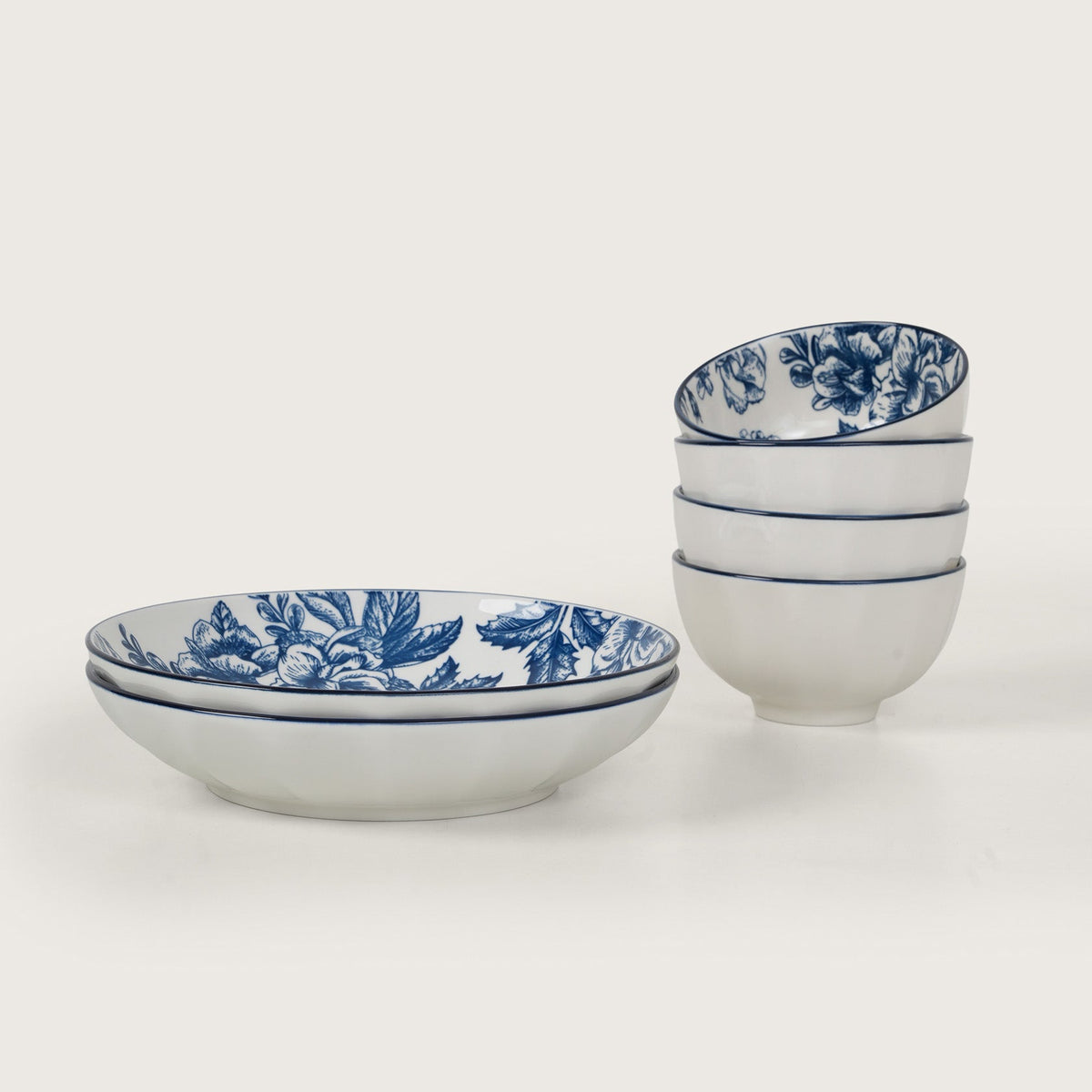 Blue Vintage Floral Dinnerware