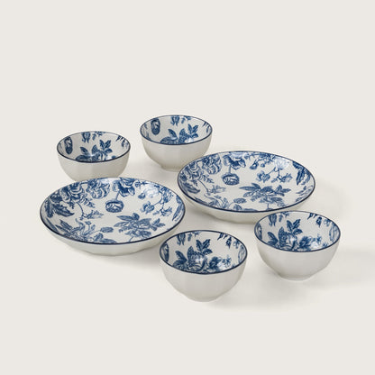 Blue Vintage Floral Dinnerware