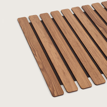 Architectural Slatted Table Runner 14X72 Inches