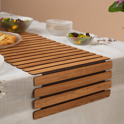 Architectural Slatted Table Runner-14*36 Inches