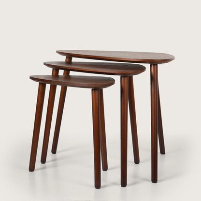 Modern Organic Shaped Nesting Table