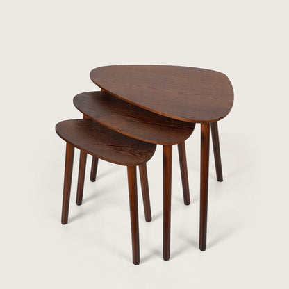 Modern Organic Shaped Nesting Table