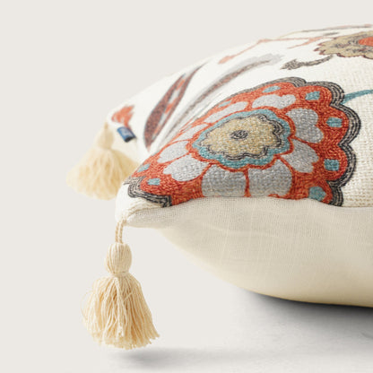EMB with Tessel Jaipuria Cushion Cover - Rust