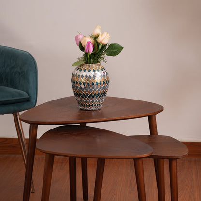 Modern Organic Shaped Nesting Table