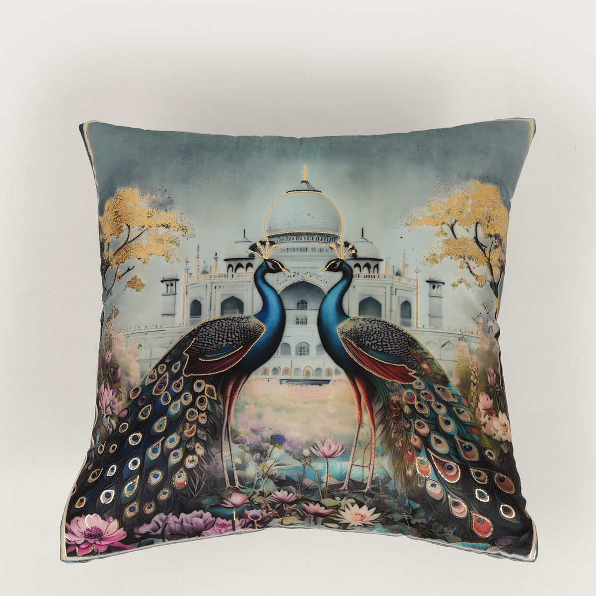 Regal Peacock Cushion Covers