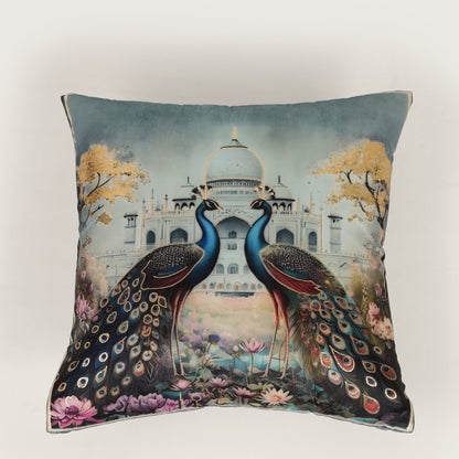 Regal Peacock Cushion Covers