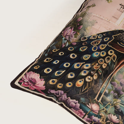 Regal Peacock Cushion Covers