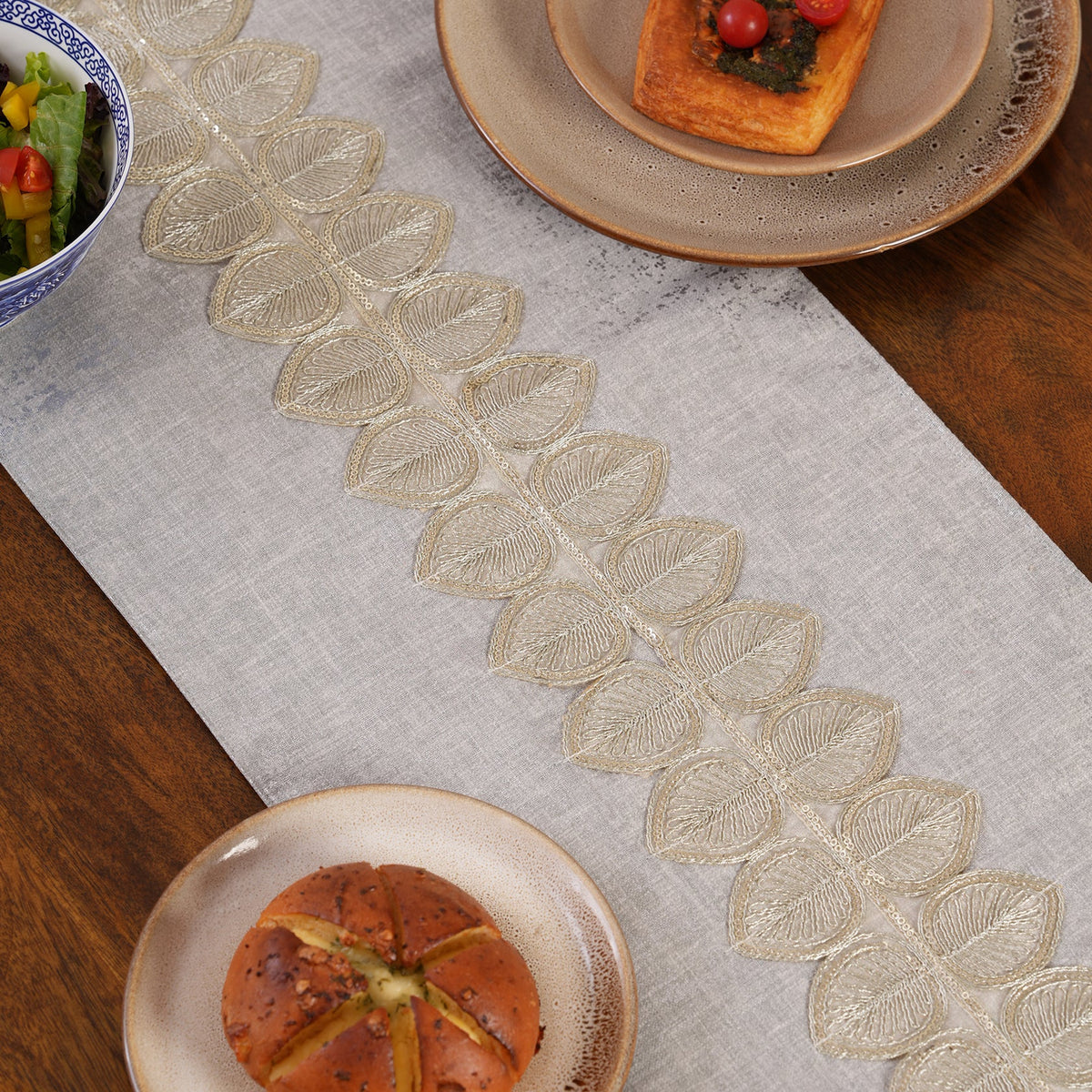 Botanical Vine Tapered Table Runner
