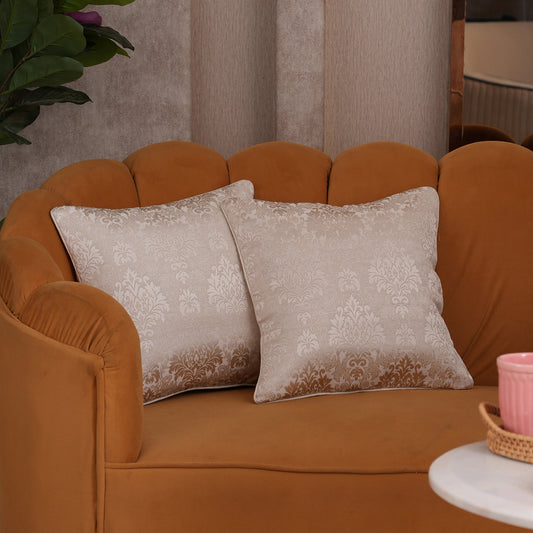 Damask Jacquard Cushion Cover 16 X 16 Inches