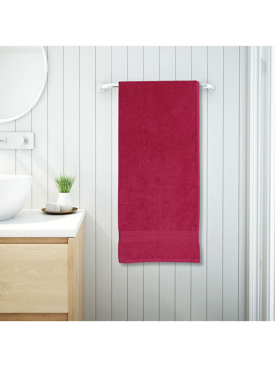 HOME 360 Luxury Cotton Plush Absorbent Material Bath Towel 75X150 CM