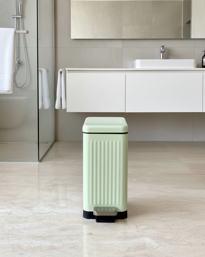 Mint Rectangular Dustbin With Soft Close Lid